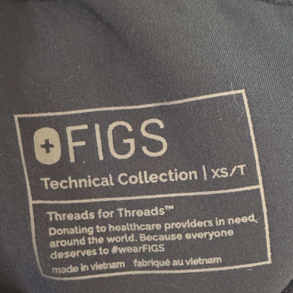 Figs Women's Scrub Pants in Dark Teal - Picture 2 of 2
